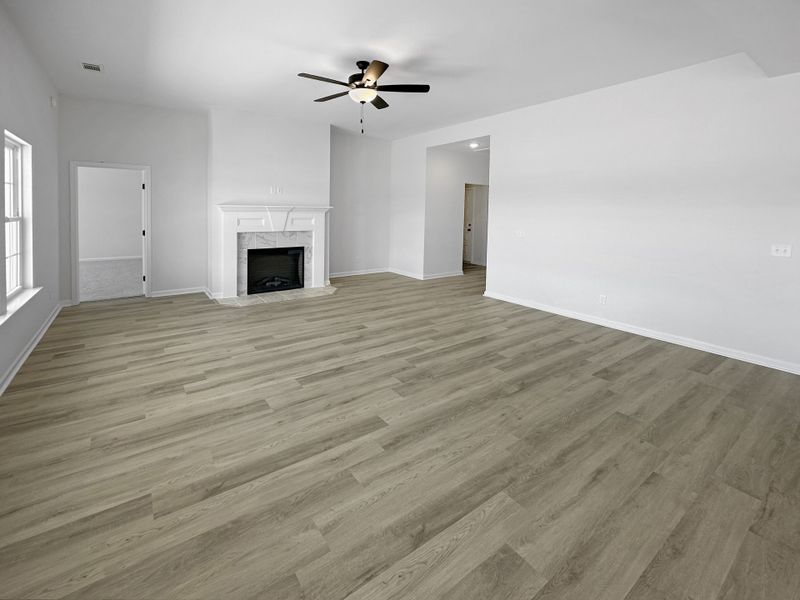 Spacious, unfurnished interior of a new home in Doctor's Creek, Ludowici (Image 13).