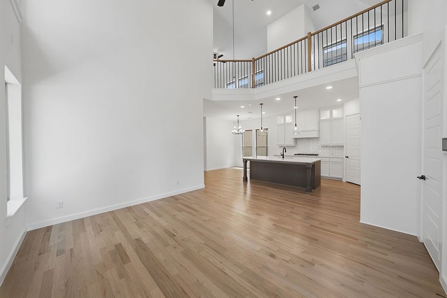 Spacious, unfurnished interior of a new home in Light Farms Brenham - 40' Lots, Celina (Image 21).