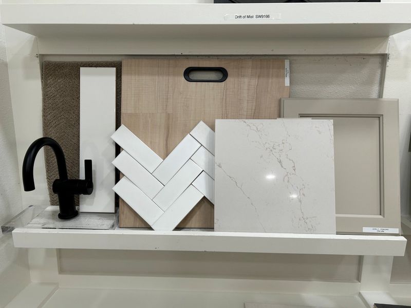 Sample of building materials used in homes in Trailside, Timnath (Image 51).