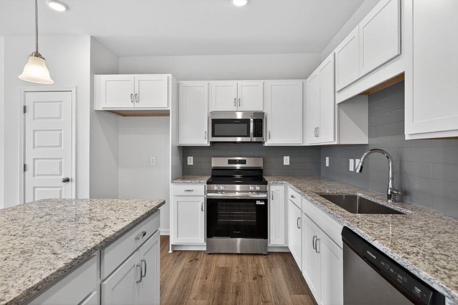 Furnished interior view inside a new home in The Andros, Dalton (Image 8).