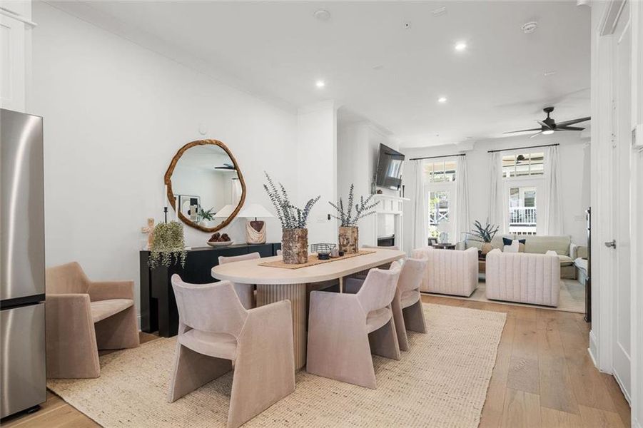 Furnished interior view inside a new home in , Alpharetta (Image 14).