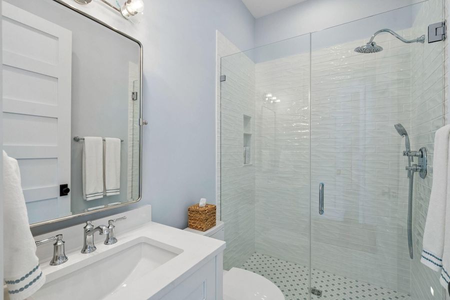 Furnished interior view inside a new home in , Folly Beach (Image 77).
