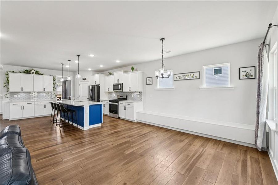 Furnished interior view inside a new home in , Dawsonville (Image 16).