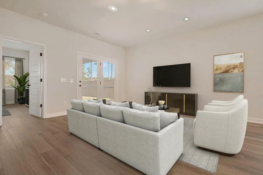 Furnished interior view inside a new home in , Ravenel (Image 6).