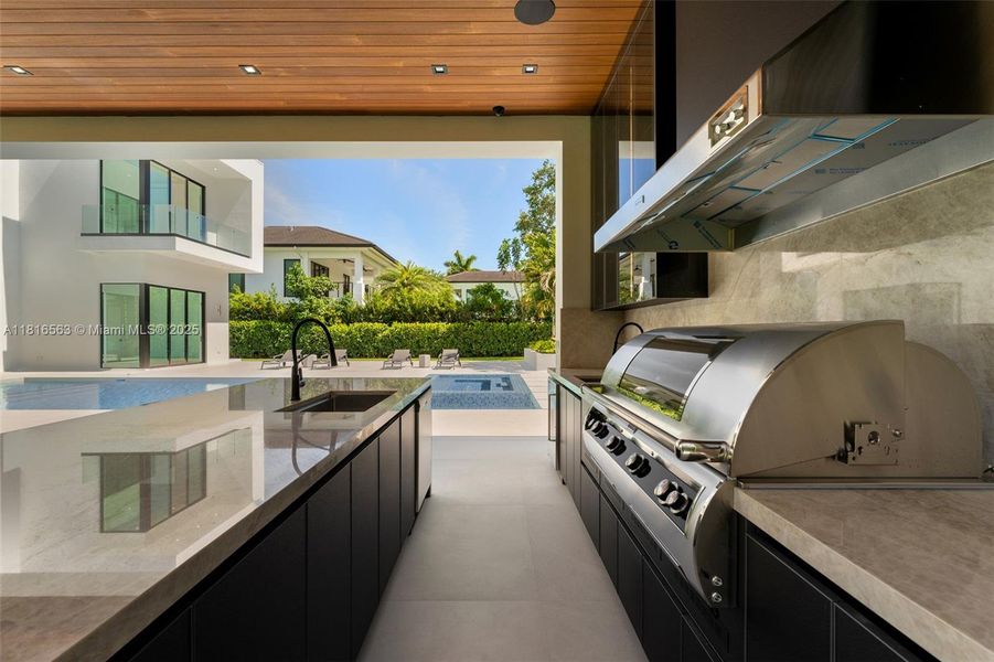 Furnished interior view inside a new home in , Miami (Image 48).
