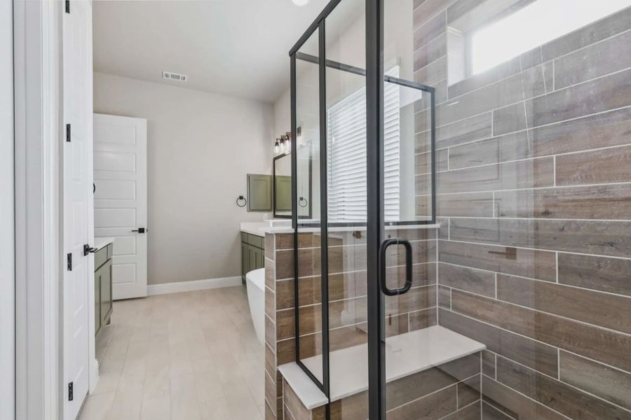 Representative furnished interior of a home built from the Stafford by Chesmar Homes in Talia, Mesquite (Image 7).