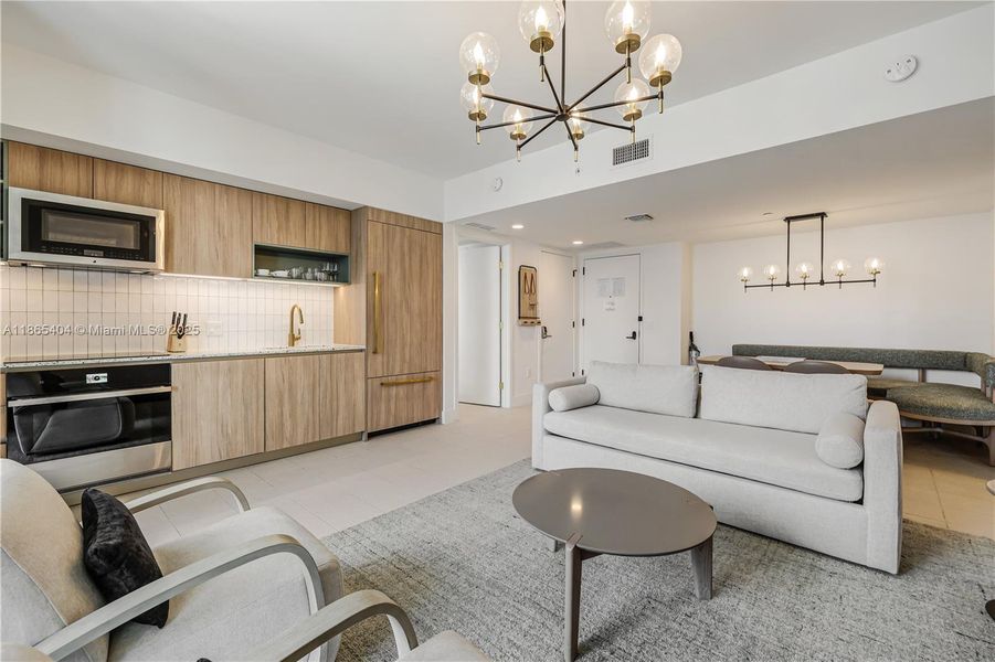 Furnished interior view inside a new home in , Miami (Image 12). Furnished interior view inside a new home in , Miami (Image 12).