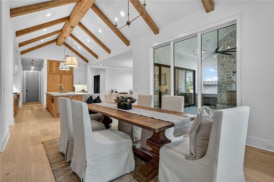 Furnished interior view inside a new home in , Alpharetta (Image 9).