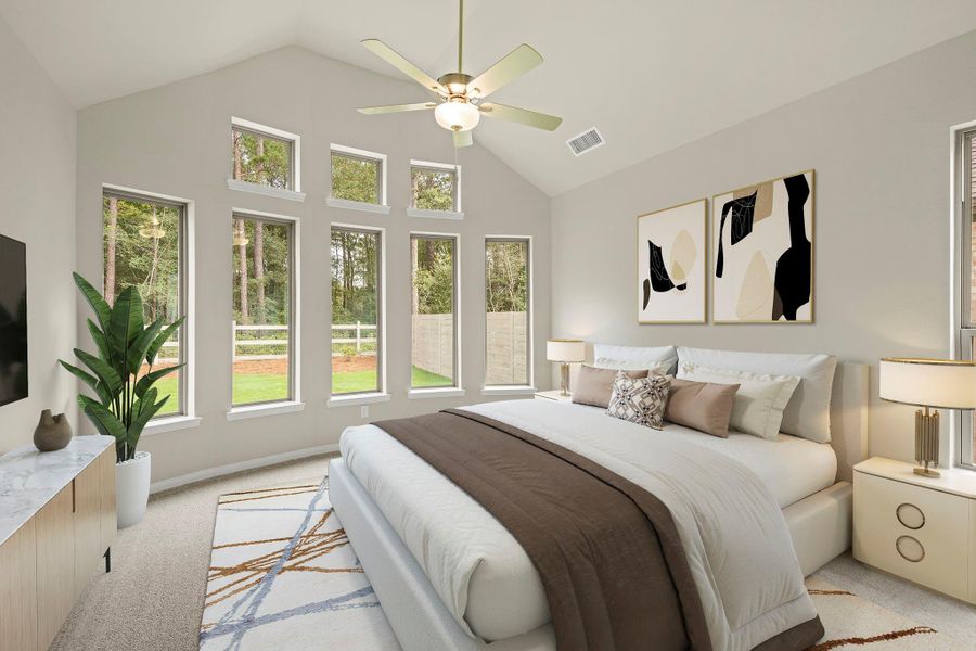 Furnished interior view inside a new home in Two Step Farm, Montgomery (Image 7). Furnished interior view inside a new home in Two Step Farm, Montgomery (Image 7).