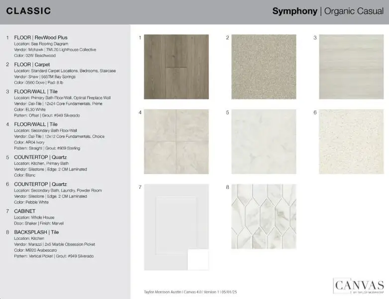 184 Wild Horse Drive design selections! This home is currently under construction and selections are subject to change.