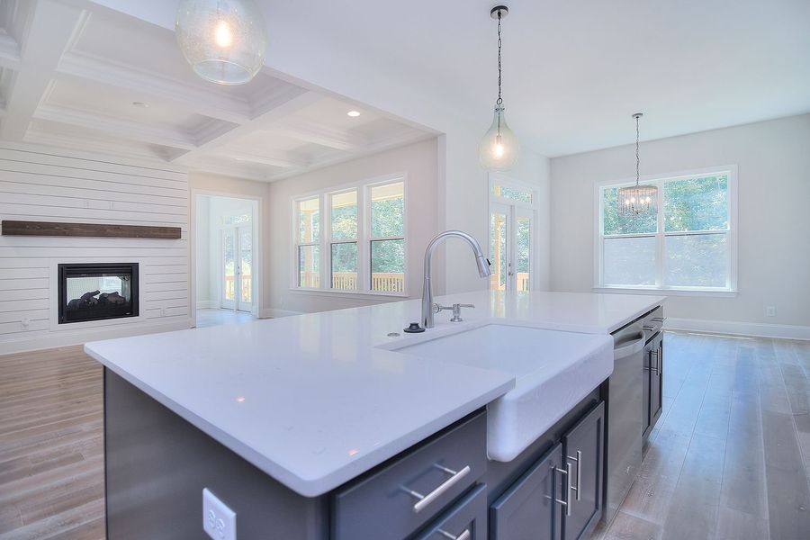 Representative furnished interior of a home built from the Davidson by Greybrook Homes in Harbor Watch, Statesville (Image 8).