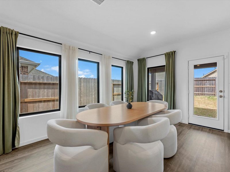 Furnished interior view inside a new home in Samara, League City (Image 15).