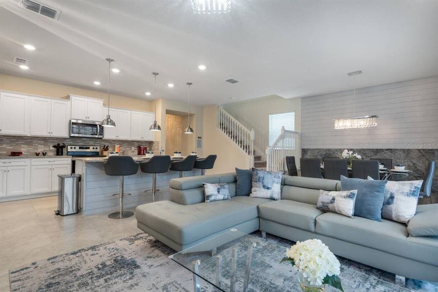 Furnished interior view inside a new home in , Davenport (Image 2). Furnished interior view inside a new home in , Davenport (Image 2).