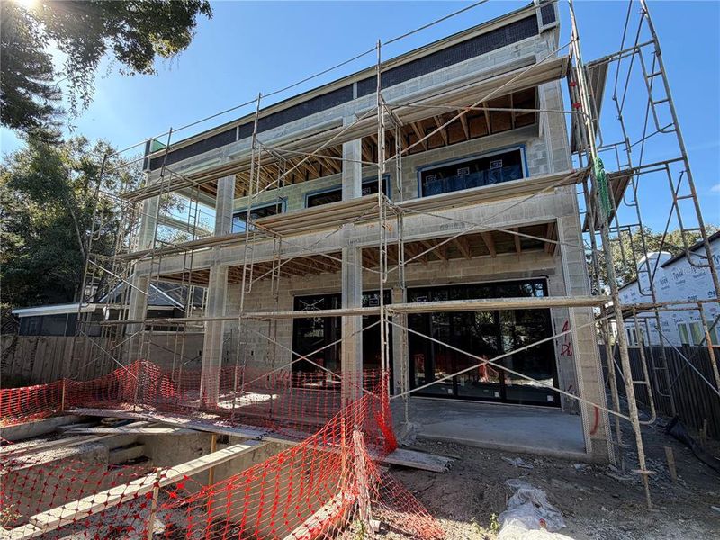 In-progress construction of a new home in , Orlando, FL (Image 4).
