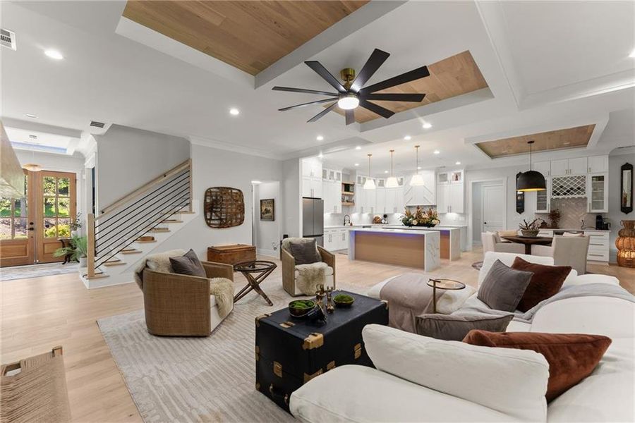 Furnished interior view inside a new home in , Hoschton (Image 17). Furnished interior view inside a new home in , Hoschton (Image 17).