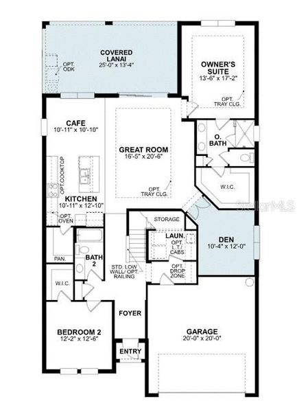 2D floor plan layout of this home in Turnleaf, Punta Gorda, FL (Image 3). 2D floor plan layout of this home in Turnleaf, Punta Gorda, FL (Image 3).
