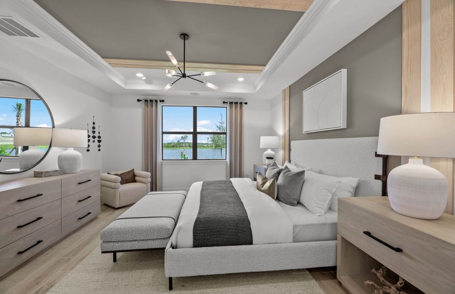 Furnished interior view inside a new home in Arbor Oaks, North Port (Image 6).