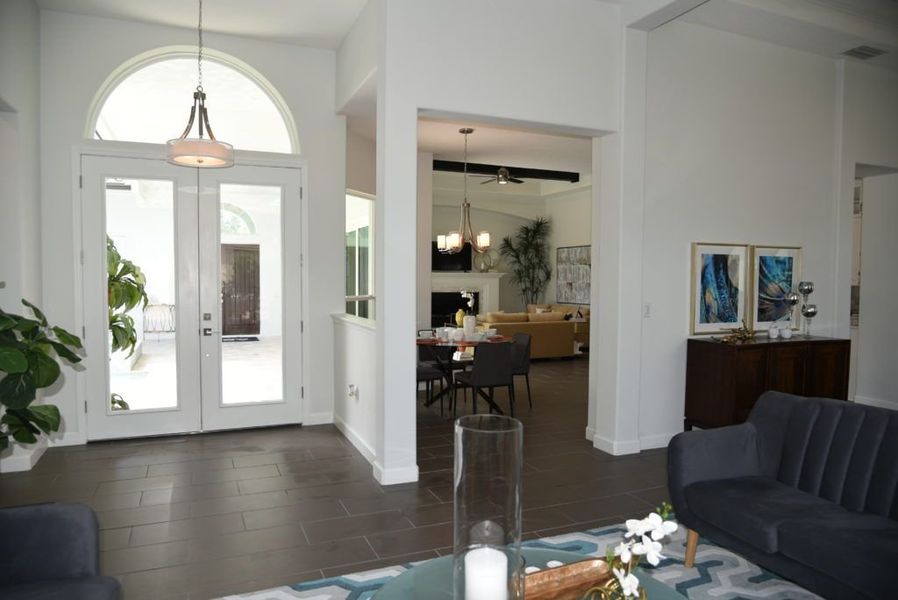 Furnished interior view inside a new home in Toscana, Palm Coast (Image 23).