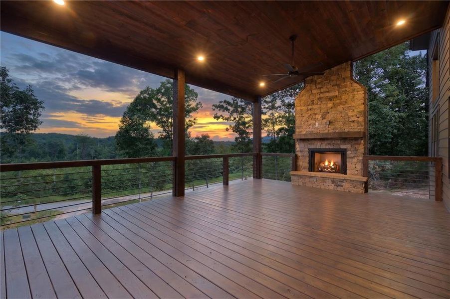 Exterior details and patio area of a home in , Morganton (Image 24).