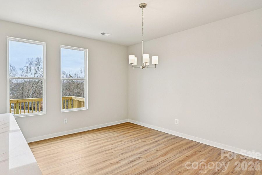 Spacious, unfurnished interior of a new home in Vanguard at Vermillion, Huntersville (Image 31). Spacious, unfurnished interior of a new home in Vanguard at Vermillion, Huntersville (Image 31).