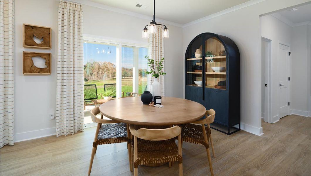 Furnished interior view inside a new home in Westport, York (Image 11).