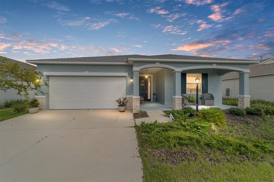 Front exterior of a new home in , Ocala, FL, highlighting curb appeal (Image 20).