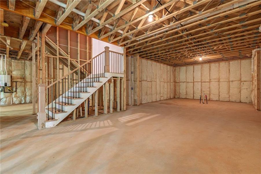 In-progress construction of a new home in , Gainesville, GA (Image 42).