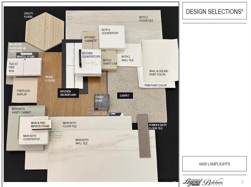 Representative photo of design selections for 4408 Lamplights Representative photo of design selections for 4408 Lamplights