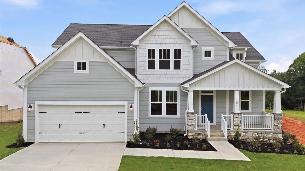 Memorable first impression with elegant exterior design and exceptional materials at the Pinebrook community Memorable first impression with elegant exterior design and exceptional materials at the Pinebrook community