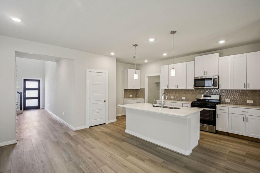 Photo is not of the actual home, but is an inspirational photo of builder’s model home and may depict options, furnishings, and/or decorator features that are not included