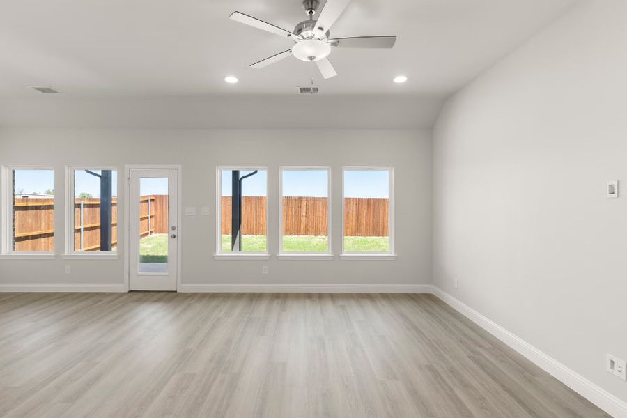 Representative unfurnished interior of a home built from the Liberty by Rockwell Homes in Walden Pond, Forney (Image 25). Representative unfurnished interior of a home built from the Liberty by Rockwell Homes in Walden Pond, Forney (Image 25).