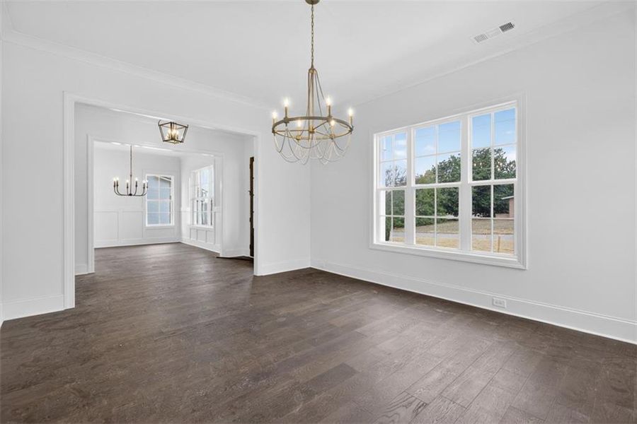 Spacious, unfurnished interior of a new home in , Suwanee (Image 68).