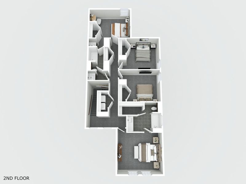 2D floor plan layout of this home in Eagle Cove, Denton, TX (Image 23). 2D floor plan layout of this home in Eagle Cove, Denton, TX (Image 23).