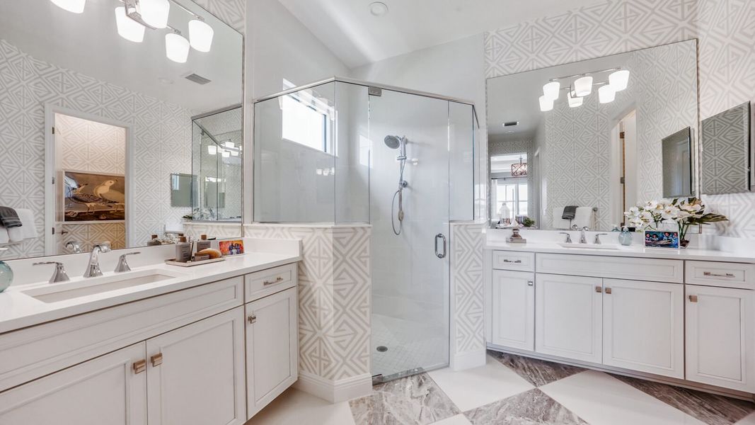 Representative furnished interior of a home built from the Bright Meadow 2 by Neal Communities in Vistera of Venice, Venice (Image 20).