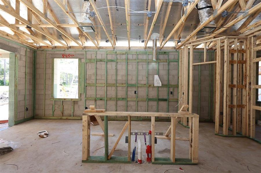 In-progress construction of a new home in Eden at Crossprairie, St. Cloud, FL (Image 13).