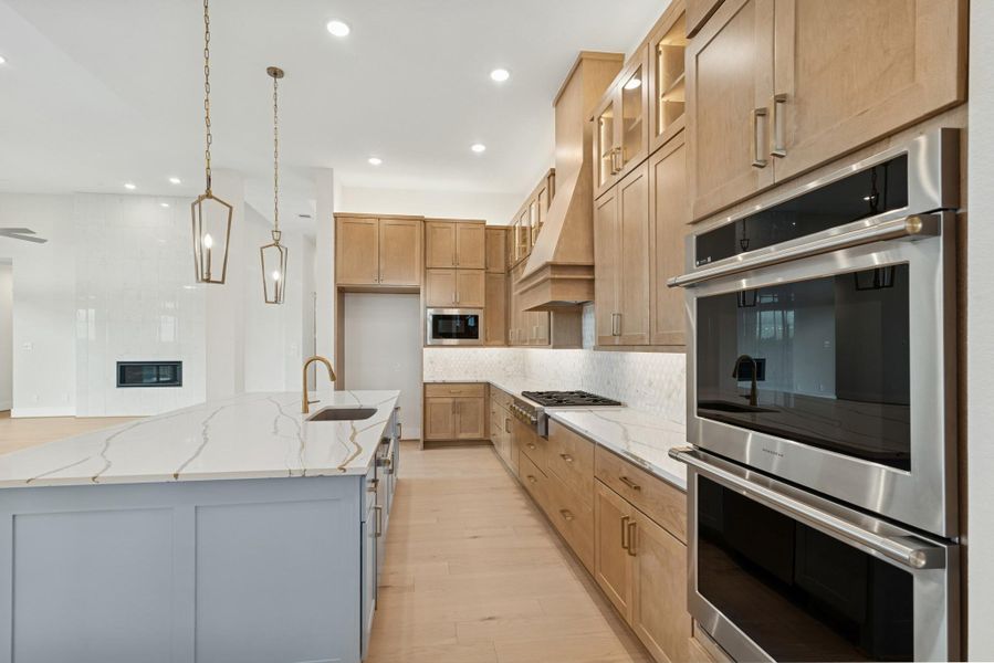 Furnished interior view inside a new home in Briarley - Regency Collection, Montgomery (Image 6).