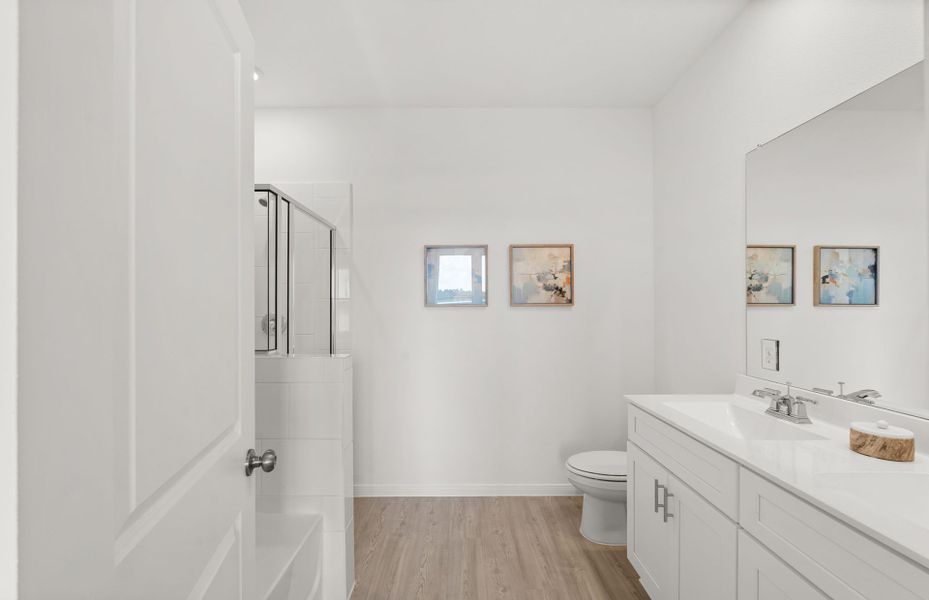 Walk-In Shower at Owner's Bath