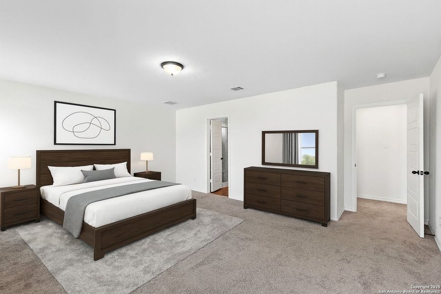 Furnished interior view inside a new home in Knox Ridge, Converse (Image 8).