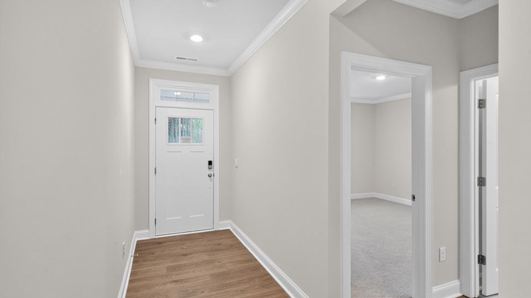 Representative unfurnished interior of a home built from the LAWSON by D.R. Horton in Horton Park, Apex (Image 12).