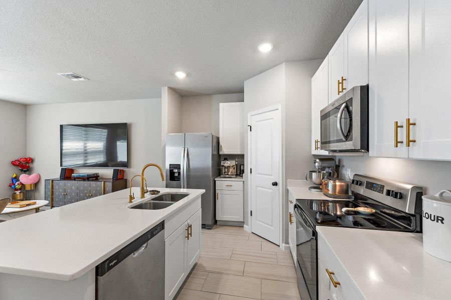 Furnished interior view inside a new home in Enclave at Mangonia Park, West Palm Beach (Image 14).