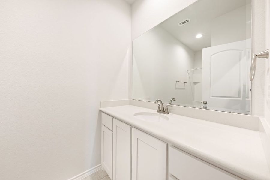 Representative exterior photo of a completed home built from the Radcliffe II by Impression Homes in Stone Eagle, Azle, TX (Image 25).