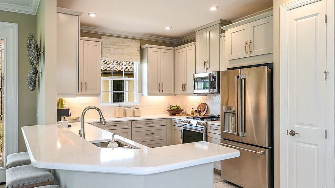 Representative furnished interior of a home built from the Roma by Taylor Morrison in Esplanade at Azario Lakewood Ranch, Lakewood Ranch (Image 17).