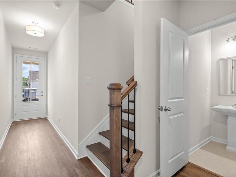 Spacious, unfurnished interior of a new home in The Village at Shallowford, Kennesaw (Image 14).