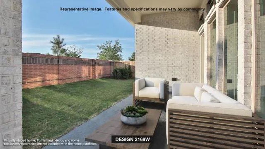 Exterior details and patio area of a home in Escondido, Magnolia (Image 2).