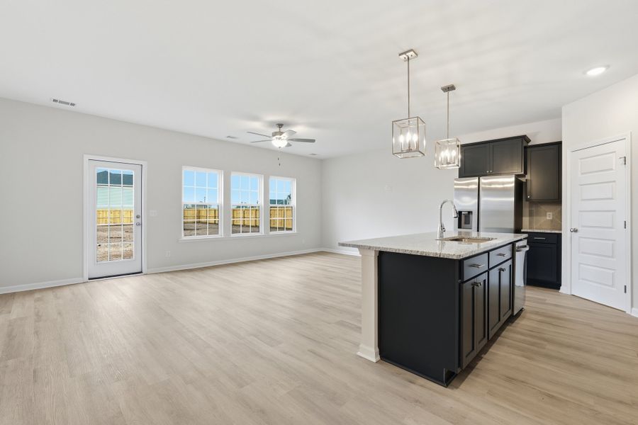 Representative unfurnished interior of a home built from the The Powell by RTS Homes in Doctor's Creek, Ludowici (Image 13). Representative unfurnished interior of a home built from the The Powell by RTS Homes in Doctor's Creek, Ludowici (Image 13).