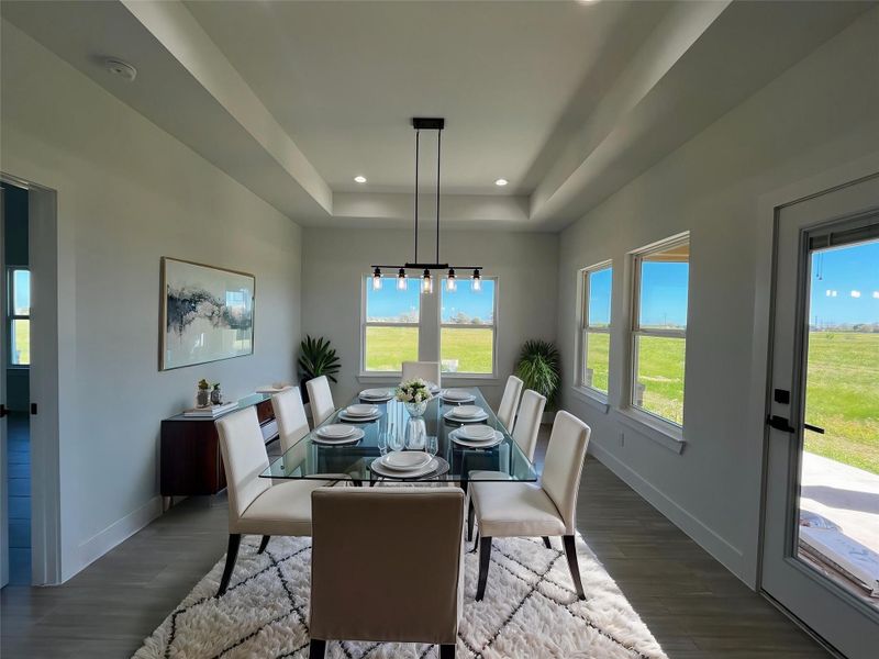 Mock Dining Set (Not included)