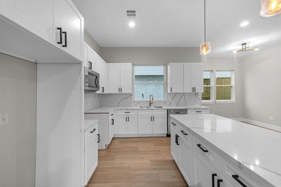 Furnished interior view inside a new home in , Houston (Image 8).