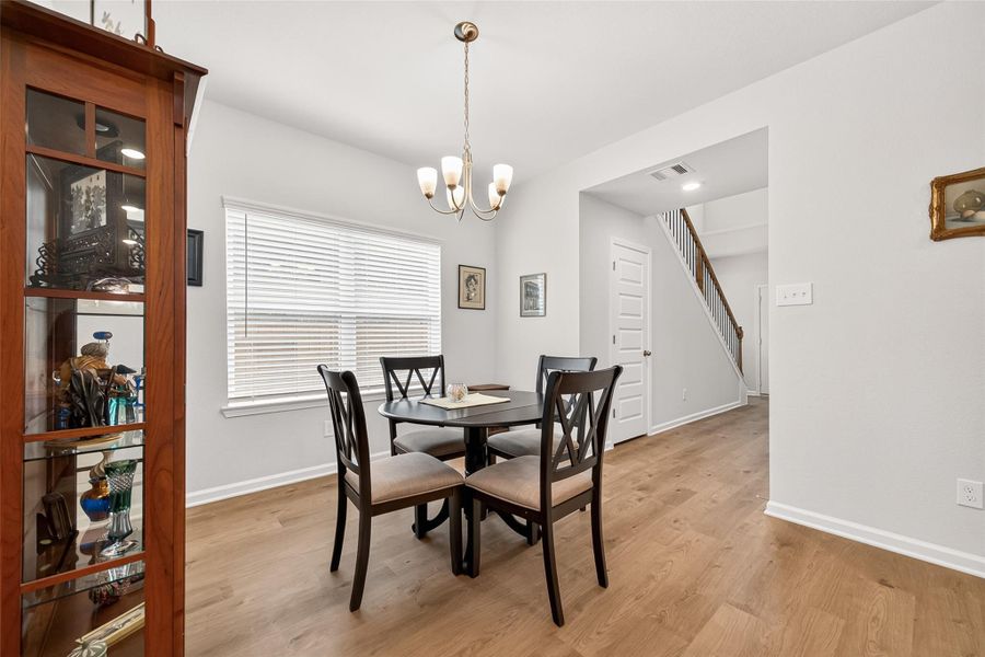 Furnished interior view inside a new home in Mill Creek Trails, Magnolia (Image 11).