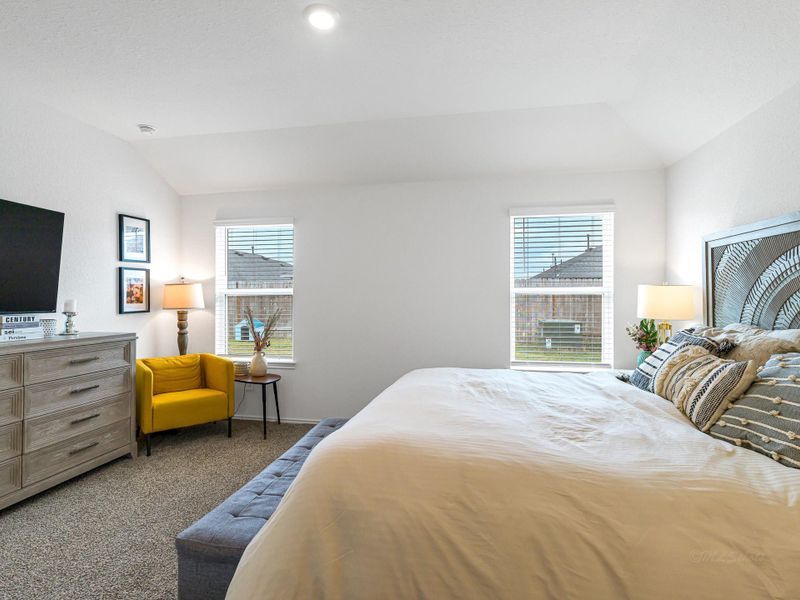 Furnished interior view inside a new home in Tamarron, Fulshear (Image 11).