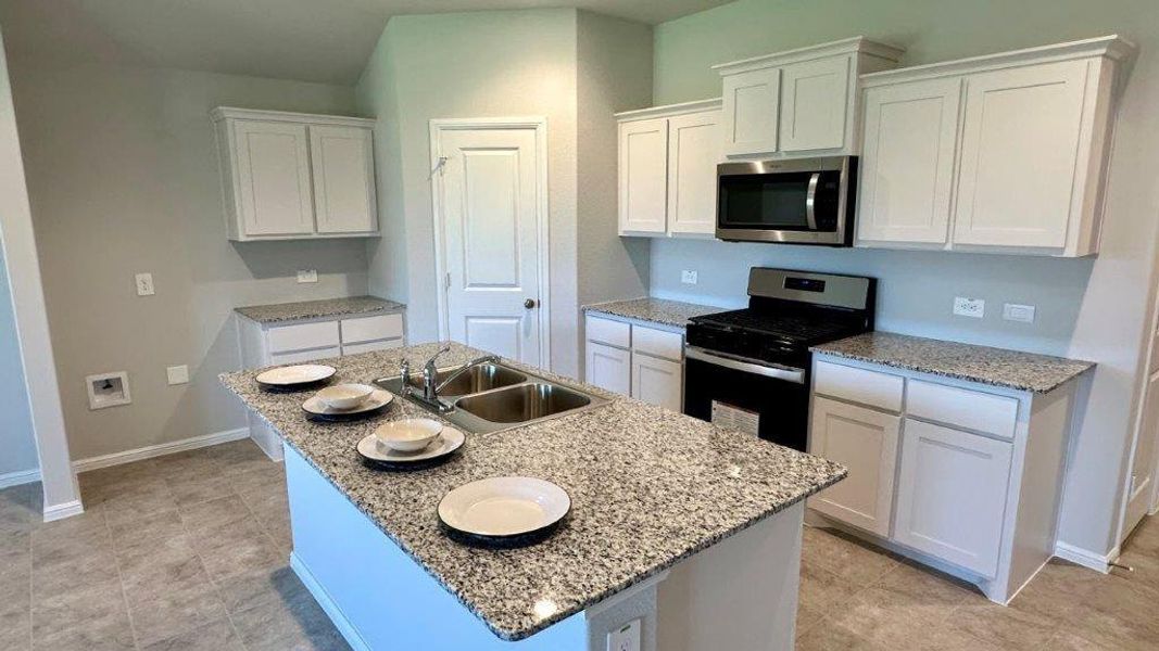 Furnished interior view inside a new home in Cresson Estates, Cresson (Image 6).